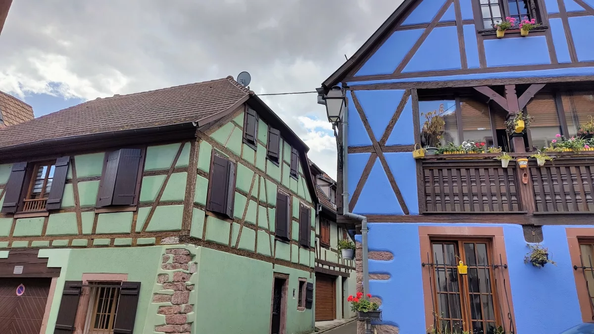 Maisons colorées du centre de Ribeauvillé